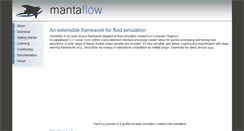 Desktop Screenshot of mantaflow.com