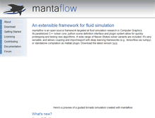 Tablet Screenshot of mantaflow.com